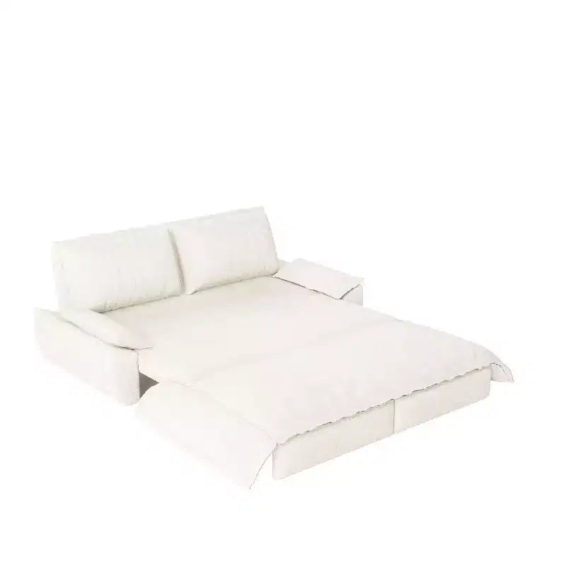 Whisen Canapé-lit convertible 3 en 1 en velours Queen, causeuse convertible