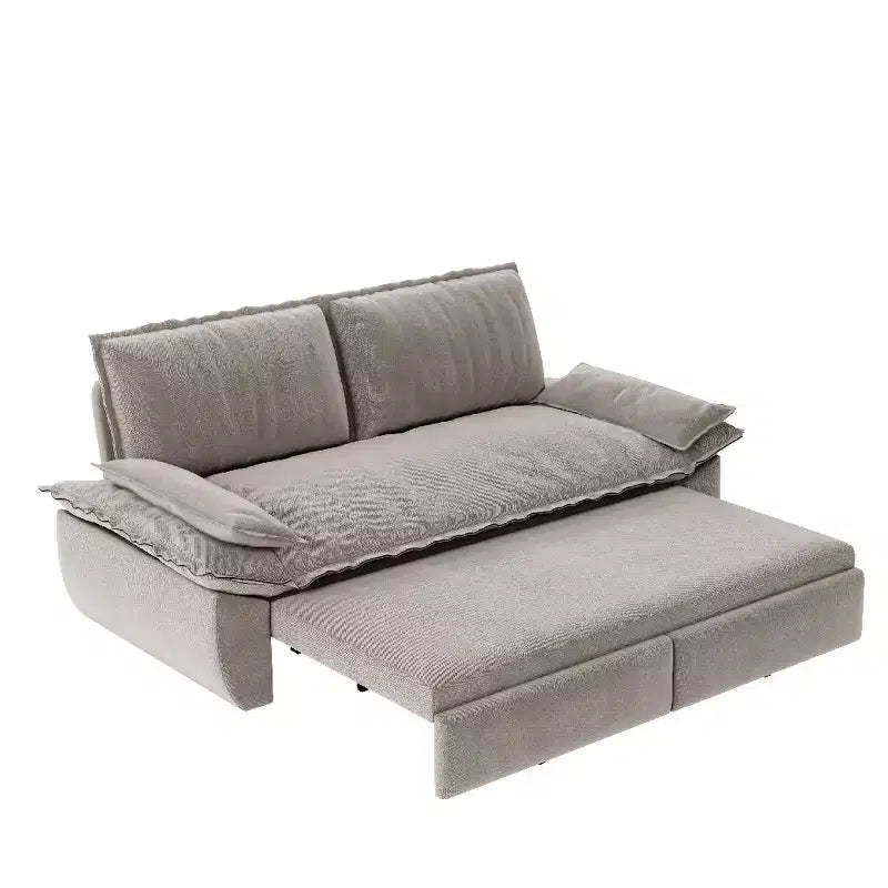 Whisen Canapé-lit convertible 3 en 1 en velours Queen, causeuse convertible