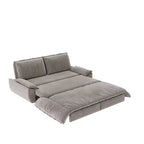 Whisen Canapé-lit convertible 3 en 1 en velours Queen, causeuse convertible