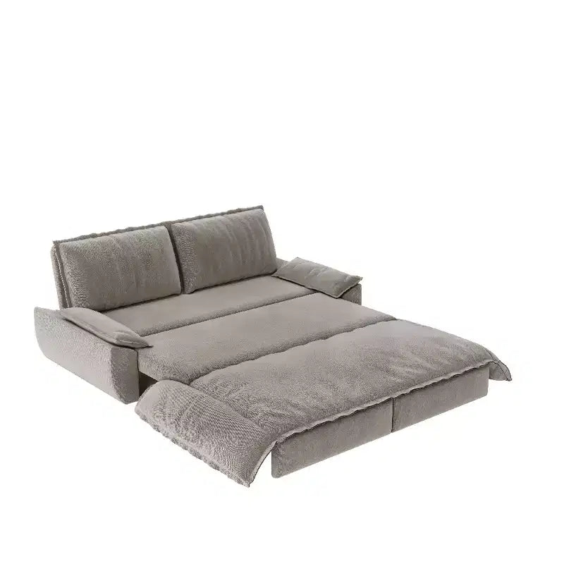 Whisen Canapé-lit convertible 3 en 1 en velours Queen, causeuse convertible