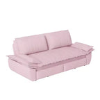 Whisen Canapé-lit convertible 3 en 1 en velours Queen, causeuse convertible