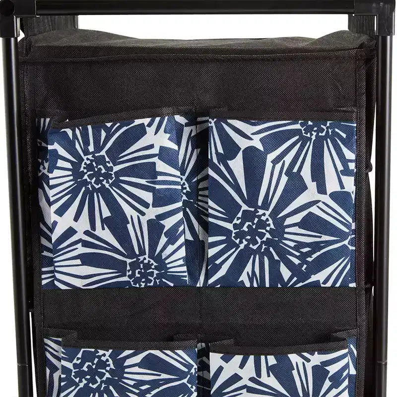 Collection Lakeside : Rangement à chaussures roulant avec casiers en tissu - Printemps -