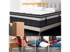 Matelas King en Solde : Matelas en Mousse à Mémoire de Forme au Gel de 14 po, Technologie de Refroidissement, Fermeté Moyenne, Soulagement de la Pression, Certifié CertiPUR-US, 7 Couches de Mousse