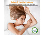 Matelas King en Solde : Matelas en Mousse à Mémoire de Forme au Gel de 14 po, Technologie de Refroidissement, Fermeté Moyenne, Soulagement de la Pression, Certifié CertiPUR-US, 7 Couches de Mousse