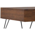 Table basse relevable carrée industrielle 32 pouces Moreno