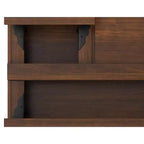 Table basse relevable carrée industrielle 32 pouces Moreno