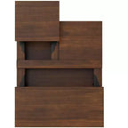 Table basse relevable carrée industrielle 32 pouces Moreno
