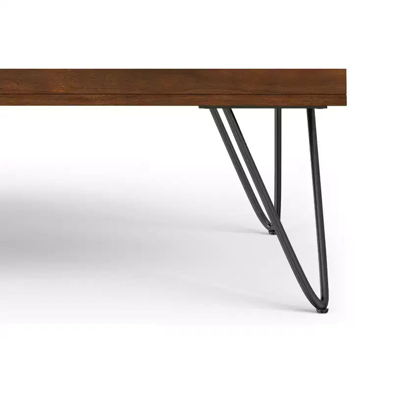 Table basse relevable carrée industrielle 32 pouces Moreno