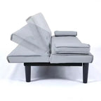 TUYOHW Canapé-lit convertible, canapé-lit futon moderne 67" avec porte-gobelet, canapé-lit pour petits espaces, appartements et bureaux