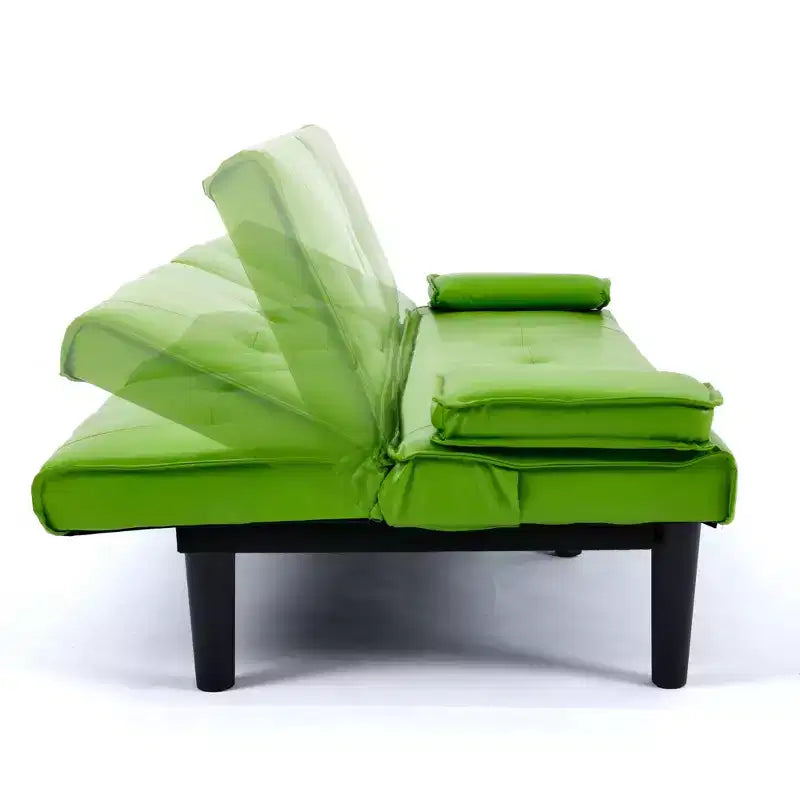 TUYOHW Canapé-lit convertible, canapé-lit futon moderne 67" avec porte-gobelet, canapé-lit pour petits espaces, appartements et bureaux