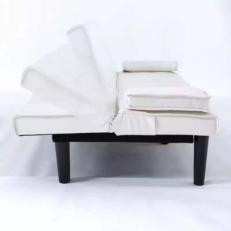 TUYOHW Canapé-lit convertible, canapé-lit futon moderne 67" avec porte-gobelet, canapé-lit pour petits espaces, appartements et bureaux