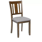 sumyeg Ensemble de 5 pièces de table de salle à manger en bois avec 4 chaises pour cuisine ou salle à manger