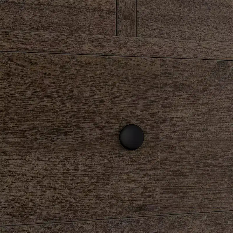 Commode Canellée. Grande Commode 5 Tiroirs avec Poignées et Pieds en Métal Doré. Organisateur de Rangement