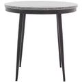 Nylah Marble Side Table - ACC3716 - Grey Marble/Black - Safavieh