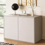 Gaoyangjiaju Commode moderne crème à 3 tiroirs de 80 cm, ouverture par pression, petite table de chevet de chambre, armoire de rangement