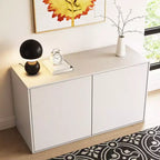 Gaoyangjiaju Commode moderne crème à 3 tiroirs de 80 cm, ouverture par pression, petite table de chevet de chambre, armoire de rangement