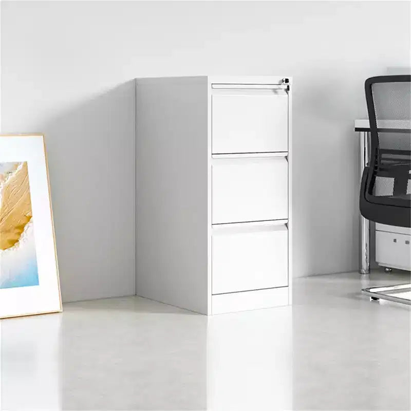 Acekool Meuble de classement vertical à 3 tiroirs avec serrure, robuste, pour bureau à domicile