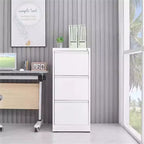 Acekool Meuble de classement vertical à 3 tiroirs avec serrure, robuste, pour bureau à domicile
