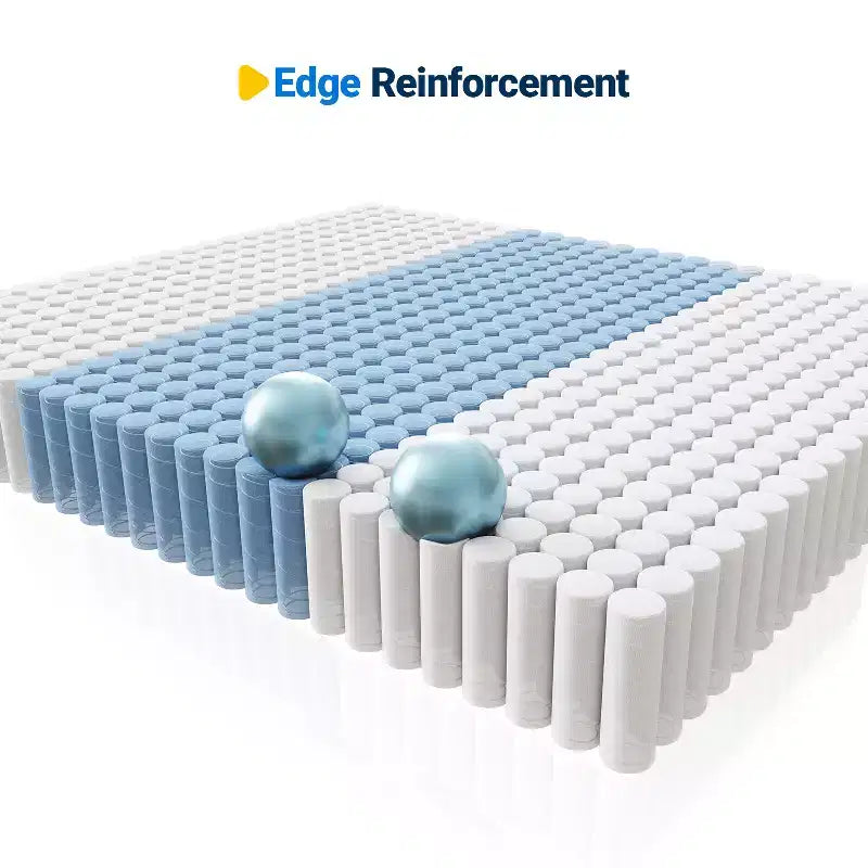 Matelas hybride à ressorts/mousse à mémoire de forme mi-ferme Avenco 30,5 cm livré en boîte