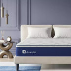 Matelas hybride à ressorts/mousse à mémoire de forme mi-ferme Avenco 30,5 cm livré en boîte