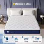 Matelas hybride à ressorts/mousse à mémoire de forme mi-ferme Avenco 30,5 cm livré en boîte
