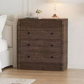 3/5 Drawer Dresser for Bedroom, 31.5 Wide Fluted Chest of Drawers, Modern Wooden Nightstand Storage Cabinet for Hallway, Living Room