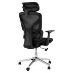 Ergonomic Mesh Office Chair, Lumbar Support, 4D Adjustable Armrests, Recline & Height Adjustment, 360 Swivel, Home Office Chair, Study Gaming Chair