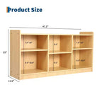 Meuble Montessori en bois à 2 niveaux pour enfants, étagères à livres pour chambre d'enfant, organisateurs et rangement de jouets pour enfants, mobilier de salle de classe, de crèche, de salle de jeux