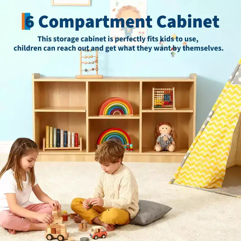 Meuble Montessori en bois à 2 niveaux pour enfants, étagères à livres pour chambre d'enfant, organisateurs et rangement de jouets pour enfants, mobilier de salle de classe, de crèche, de salle de jeux