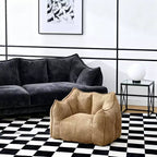 Fauteuils-canapés avec mousse haute résilience pour salons et chambres à coucher, canapés carrés confortables pour se détendre, canapés pour adultes pour jouer, lire et regarder la télévision