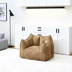 Fauteuils-canapés avec mousse haute résilience pour salons et chambres à coucher, canapés carrés confortables pour se détendre, canapés pour adultes pour jouer, lire et regarder la télévision