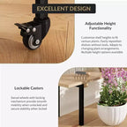 Support pour plantes mural à grille, 3 niveaux, grille métallique robuste avec étagères et crochets réglables, étagère à plantes polyvalente pour intérieur et extérieur, pour jardin et maison