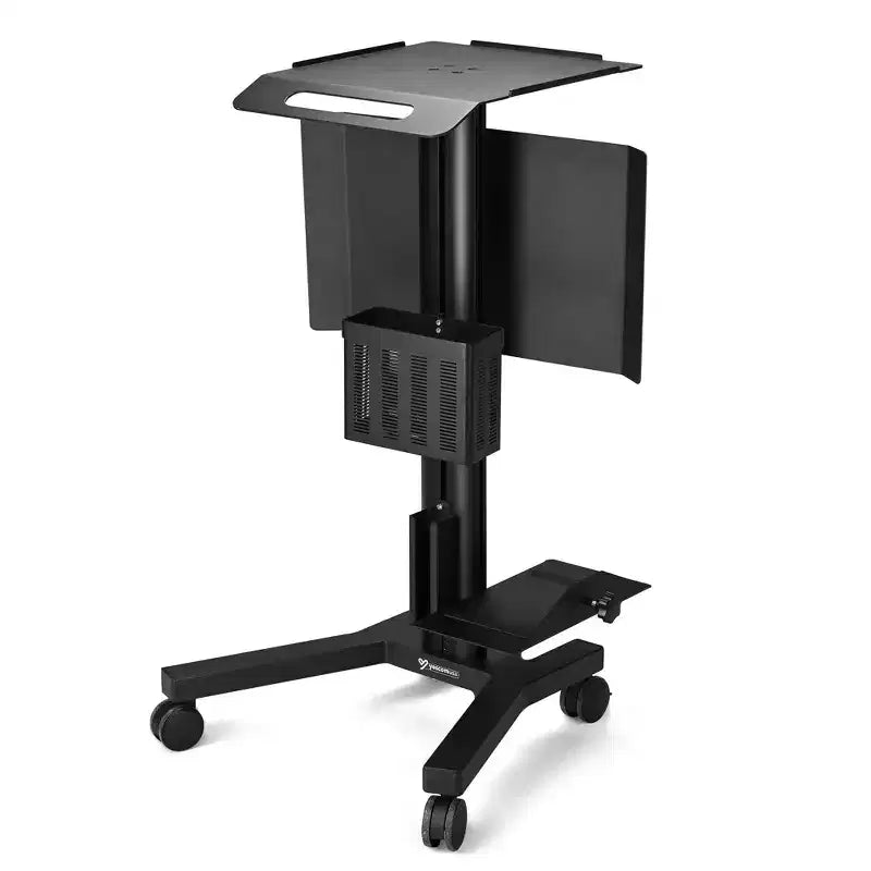 Yescom Chariot de présentation mobile pour ordinateur portable avec panneau d'affichage avant, idéal pour les laboratoires et les conférences