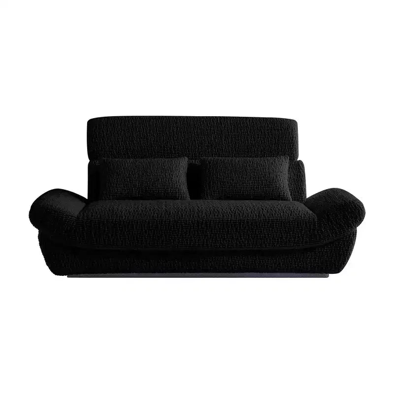 EHMKNP Canapé elliptique 2 places en forme de voilier Mousse compressée haute densité Canapé de luxe pour salon