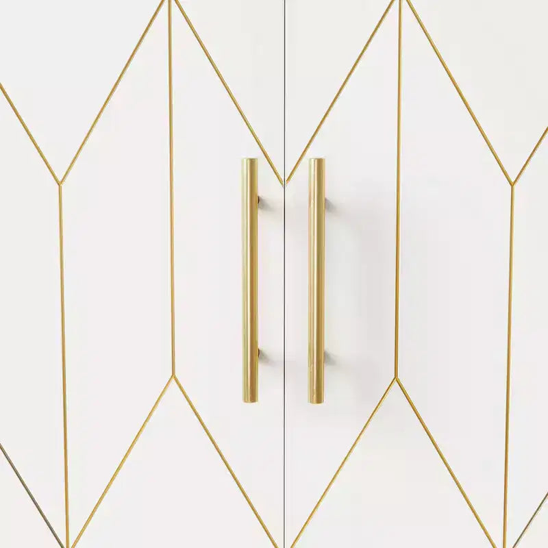 Meuble de rangement haut de 45 po – Tablettes réglables avec pattes dorées