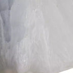 Table d'appoint contemporaine, table de chevet ou table de nuit - Plateau unique en agate brute pour la décoration de la chambre ou du salon - 20 Noir et blanc