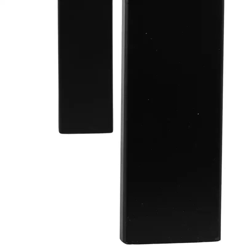 Table d'appoint contemporaine, table de chevet ou table de nuit - Plateau unique en agate brute pour la décoration de la chambre ou du salon - 20 Noir et blanc