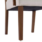 Christopher Knight Home Chaises de salle à manger rembourrées Neva en bois d'hévéa de style scandinave (lot de 4)