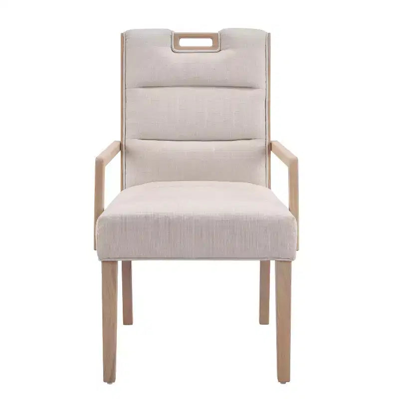 Christopher Knight Home Chaises de salle à manger rembourrées Neva en bois d'hévéa de style scandinave (lot de 4)
