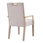 Christopher Knight Home Chaises de salle à manger rembourrées Neva en bois d'hévéa de style scandinave (lot de 4)