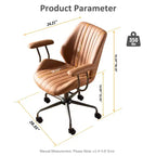 Chaise de bureau HOMLUX ergonomique et moderne en tissu suédé pour dirigeants ou bureaux à domicile