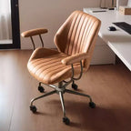 Chaise de bureau HOMLUX ergonomique et moderne en tissu suédé pour dirigeants ou bureaux à domicile
