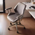 Chaise de bureau HOMLUX ergonomique et moderne en tissu suédé pour dirigeants ou bureaux à domicile