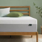 Zinus Matelas en mousse à mémoire de forme au thé vert, 25,4 cm, taille Queen, sensation moyenne, mousse à mémoire de forme respirante, mousses et tissu certifiés sûrs, matelas en boîte