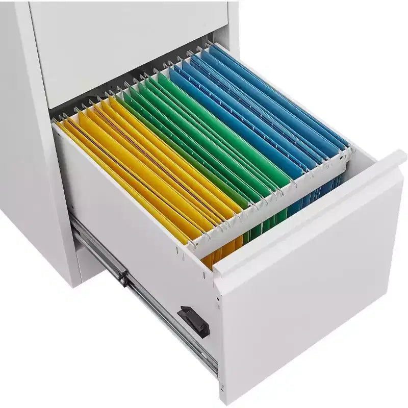 COZONY Classeur à 4 tiroirs avec serrure, classeurs verticaux pour bureau à domicile, armoire de rangement en métal pour dossiers de format légal, assemblage requis