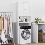 Dcolora Meuble de Rangement Sur Pied WC (Blanc)
