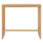 Ensemble de 3 pièces table de salle à manger hauteur de bar en bois, coin repas rectangulaire de style ferme avec 2 chaises pour petits espaces