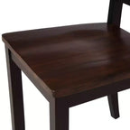 Ensemble de salle à manger 5 pièces pour 4 personnes, ensemble de table de cuisine rectangulaire en bois avec 4 chaises, ensemble de salle à manger de style ferme pour la cuisine