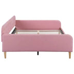 Lit de repos moderne rembourré en lin Luxystar, taille double