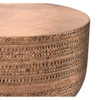 Table basse bohème en métal de 29,5 pouces de large Jean, assemblée